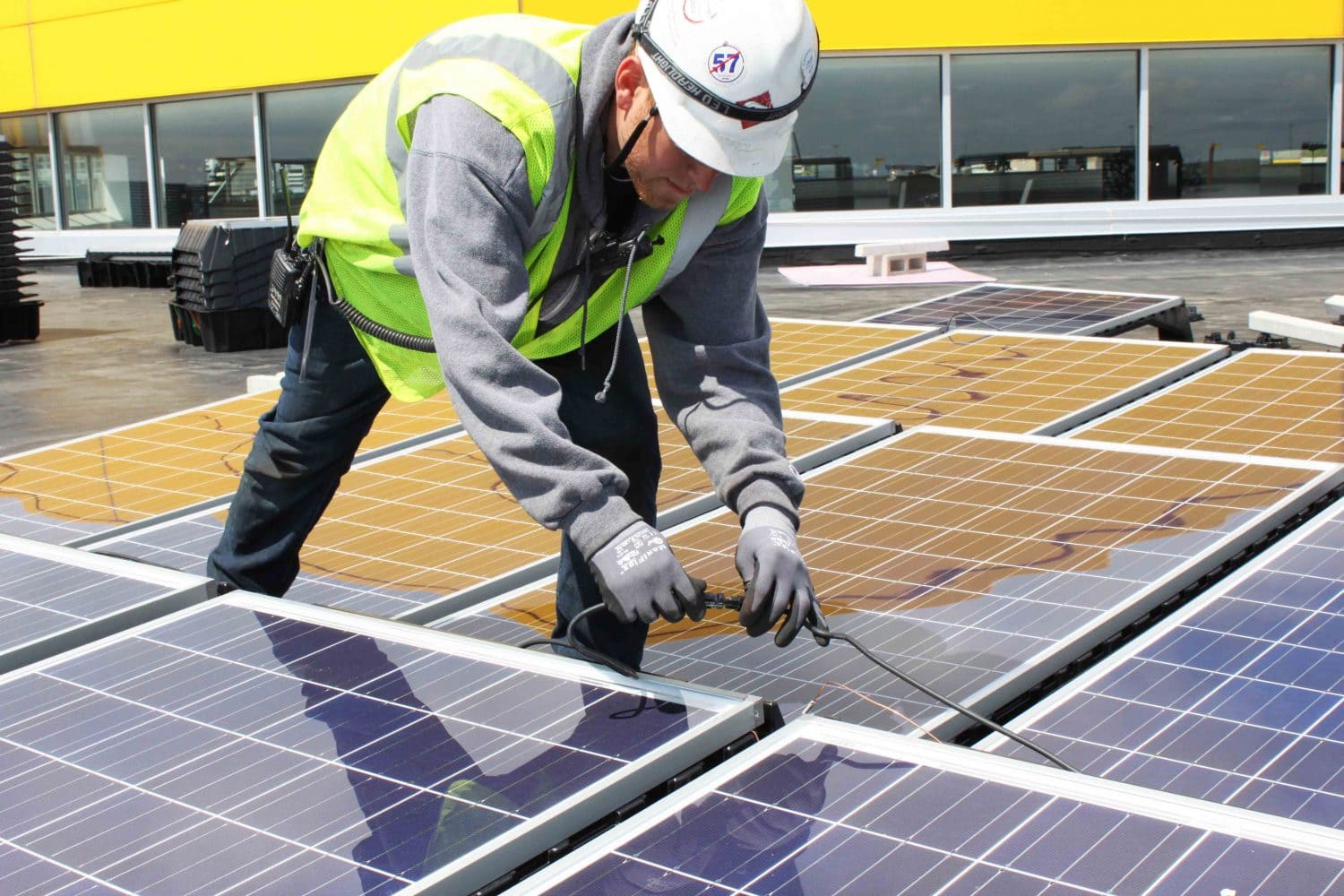 Continental Electrical Construction Co. installs solar panels