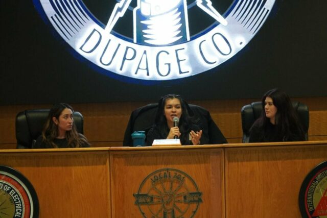 women on panel