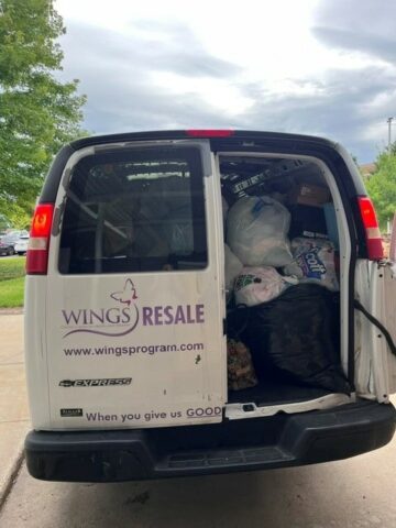Donated items go to victims who have an emergency need for clothing and/or to the resale shop where 100% of the purchases go back to the agency.