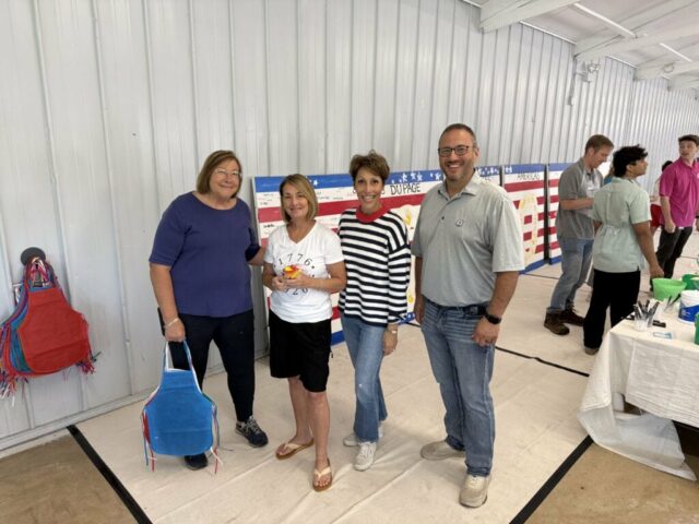 DuPage County Board Member Paula Deacon Garcia, Chair Conroy, Karyn and John