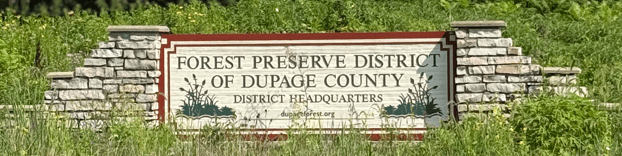 Forest Preserve Headquarters forest preserve sign